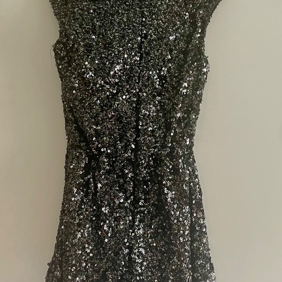 Cowl Neck Sequin Romper, Size M/L, French Connection - Picture 5 of 12